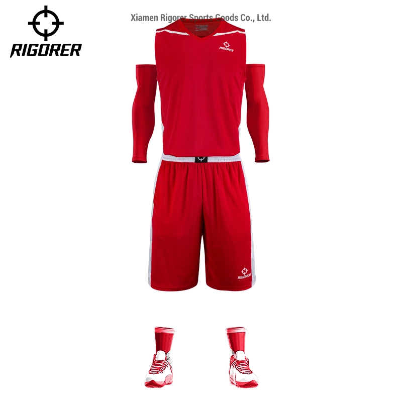 Rigorer Cool Maillots de basket personnalisés Design Uniformes de collège Vêtements de sport