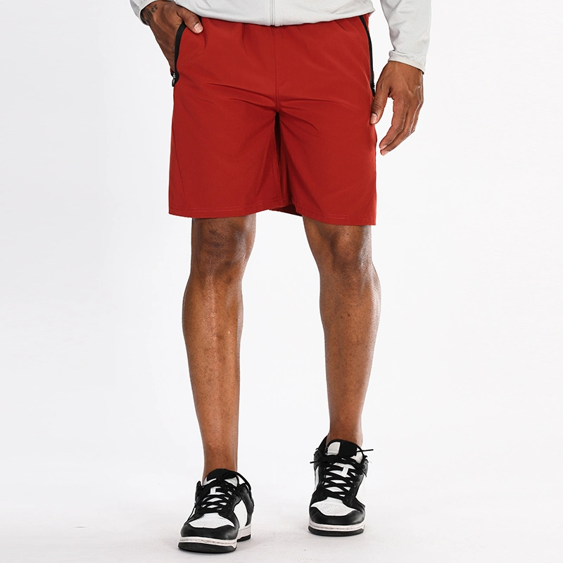 Calças de jogging de running ginásio Fitness Pocket Shorts secagem rápida treino Calções para homem