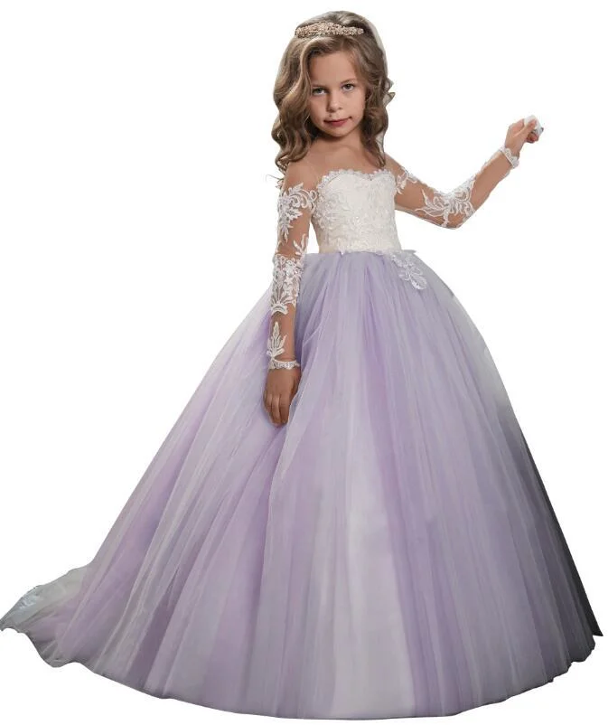 Yc392 Princess Dress Flower Girl Evening Dress Wedding Dress for Child