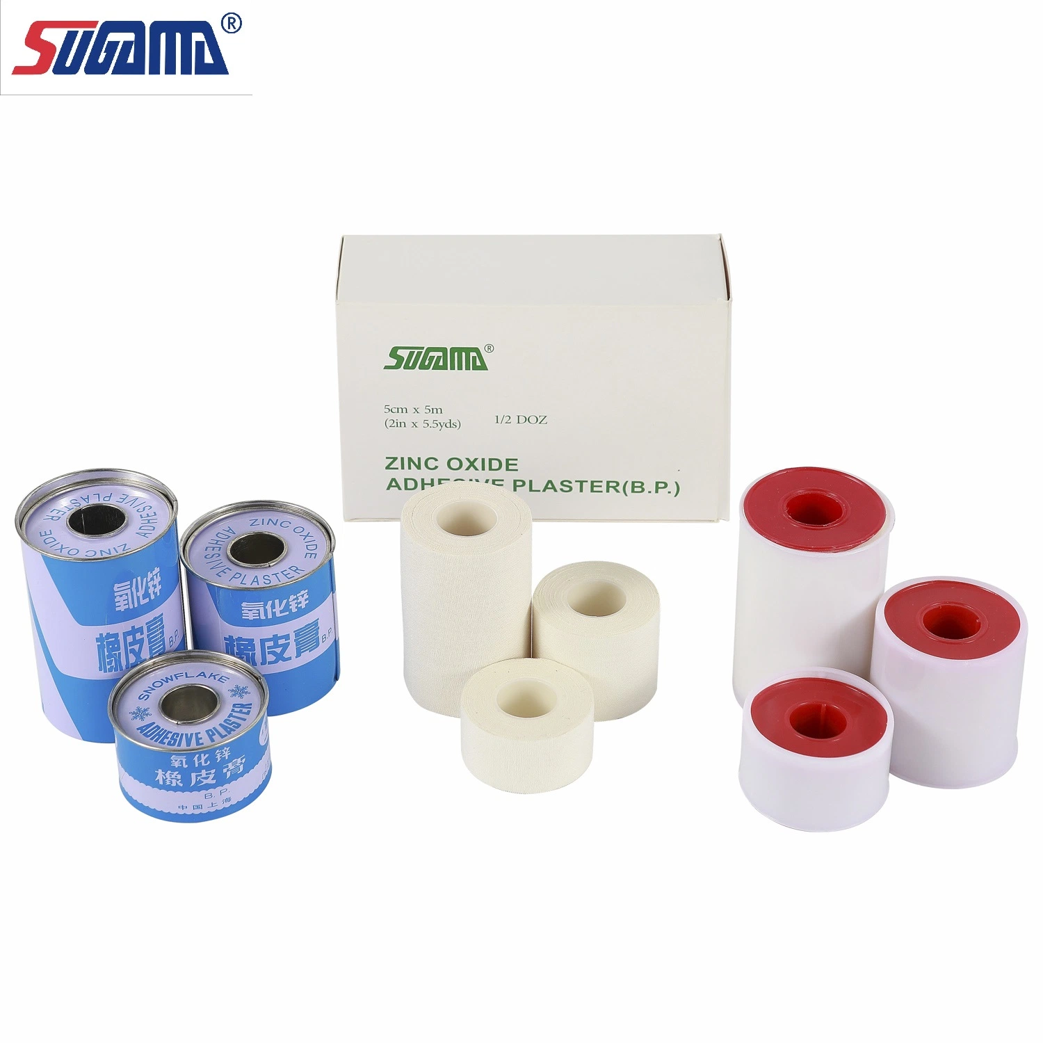 OEM Cotton Adhesive Zinc Oxide Surgical Tape