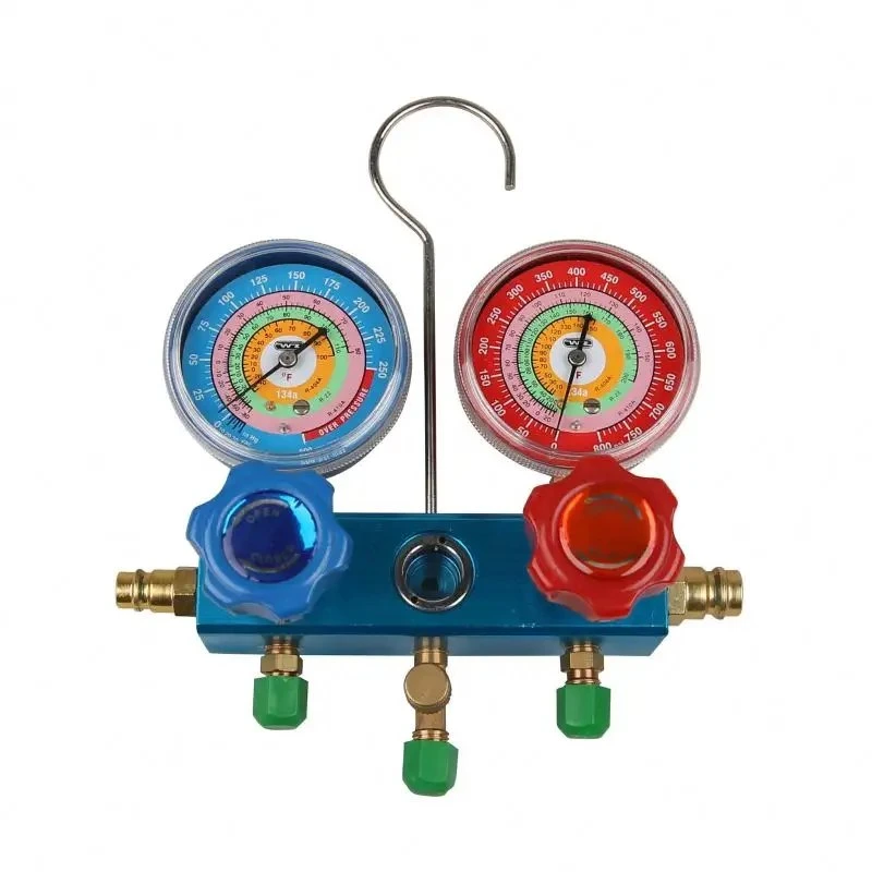 R410A Yellow Jacket Digital Manifold Gauge Hongsen R32 Refrigerant Sets