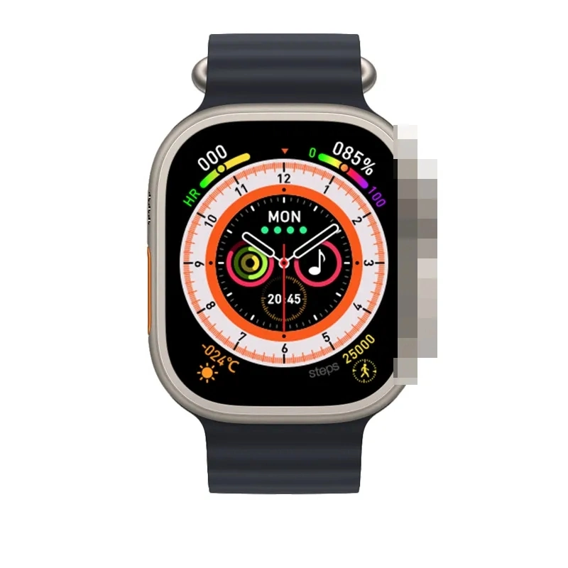 Js88 Ultra High Color Rendering Borderless Liquid Silicone Strap 520*580 2.08" Touch Screen 220mAh Bt 5 Full Screen 320*380 Resolving Power Smartwatch
