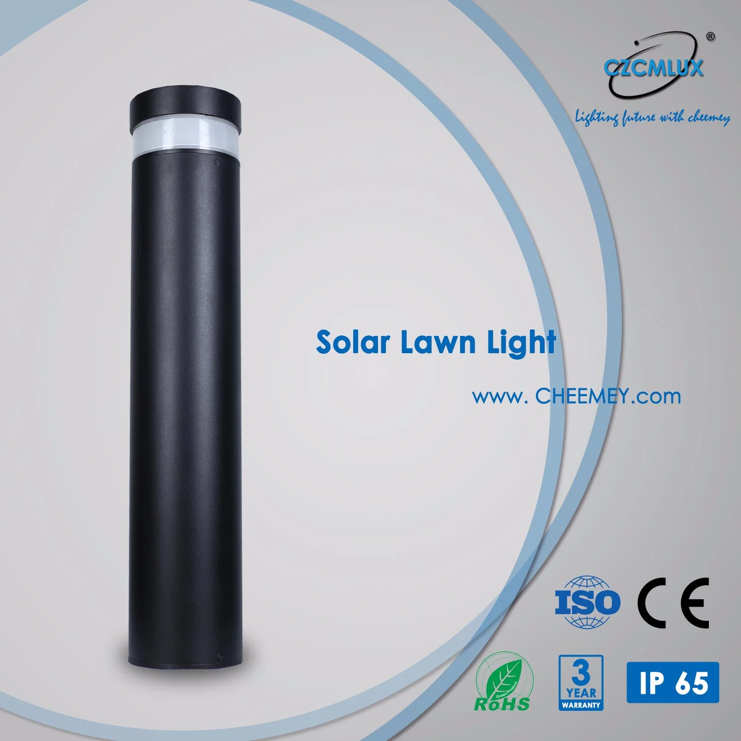 High Lumens Outdoor LED Solar Bollard Road Light for Garden