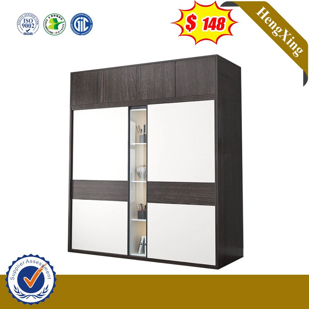 Modern Design Bedroom Furniture Melamine Large Storage Wooden Wardrobe