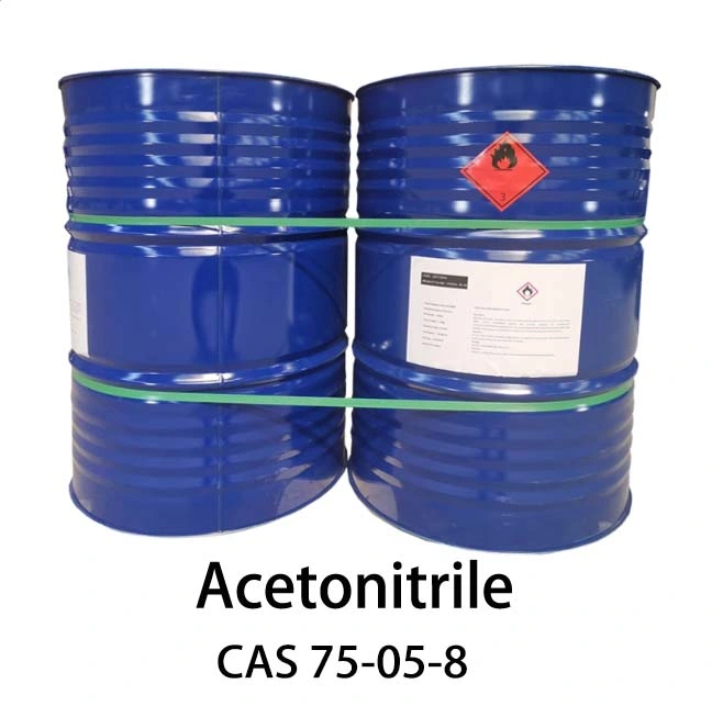 Factory High Purity 99.9% Acetonitrile Transparent Liquid Acetonitrile CAS 75-05-8