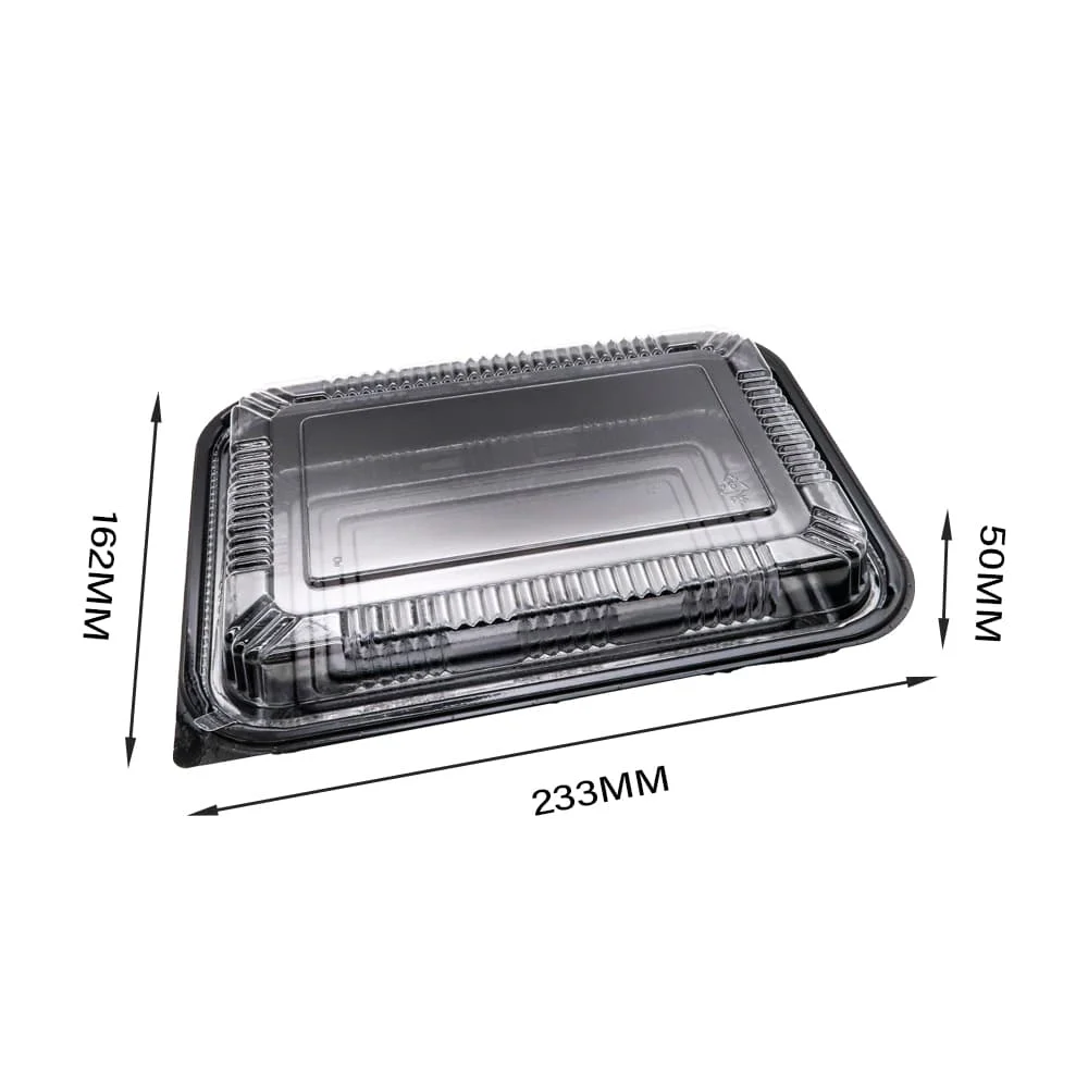 Disposable Plastic Takeaway Meal Salad Storage Lunch Box