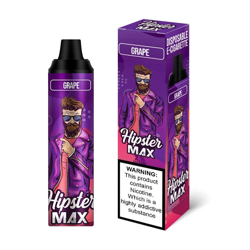 Hipster Max Vente en gros Vape jetable fumeur Vape cigarette électronique