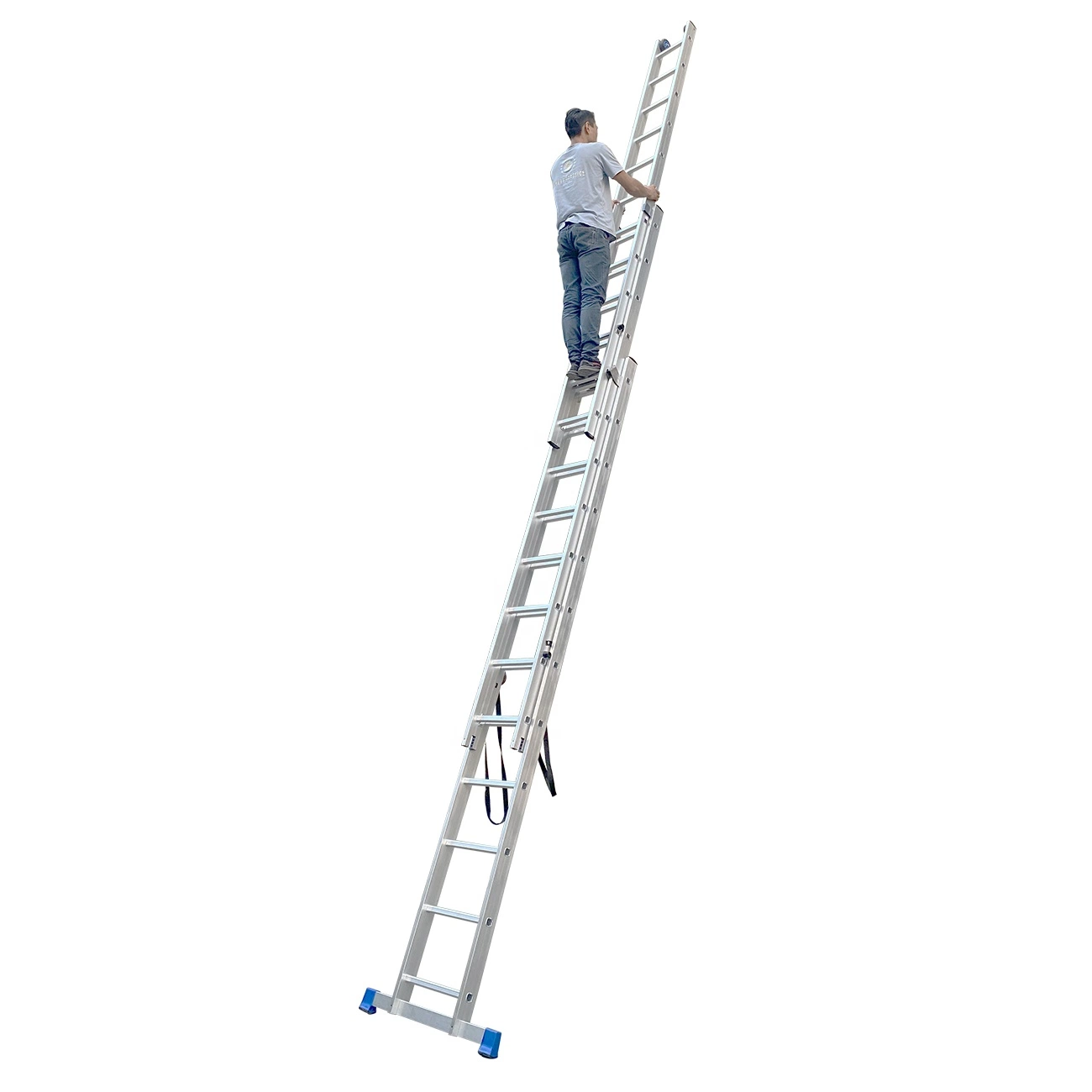 Aluminum Combination Multi-Functional Step Fruit & Cherry Tree Ladder with Rolling Wheels