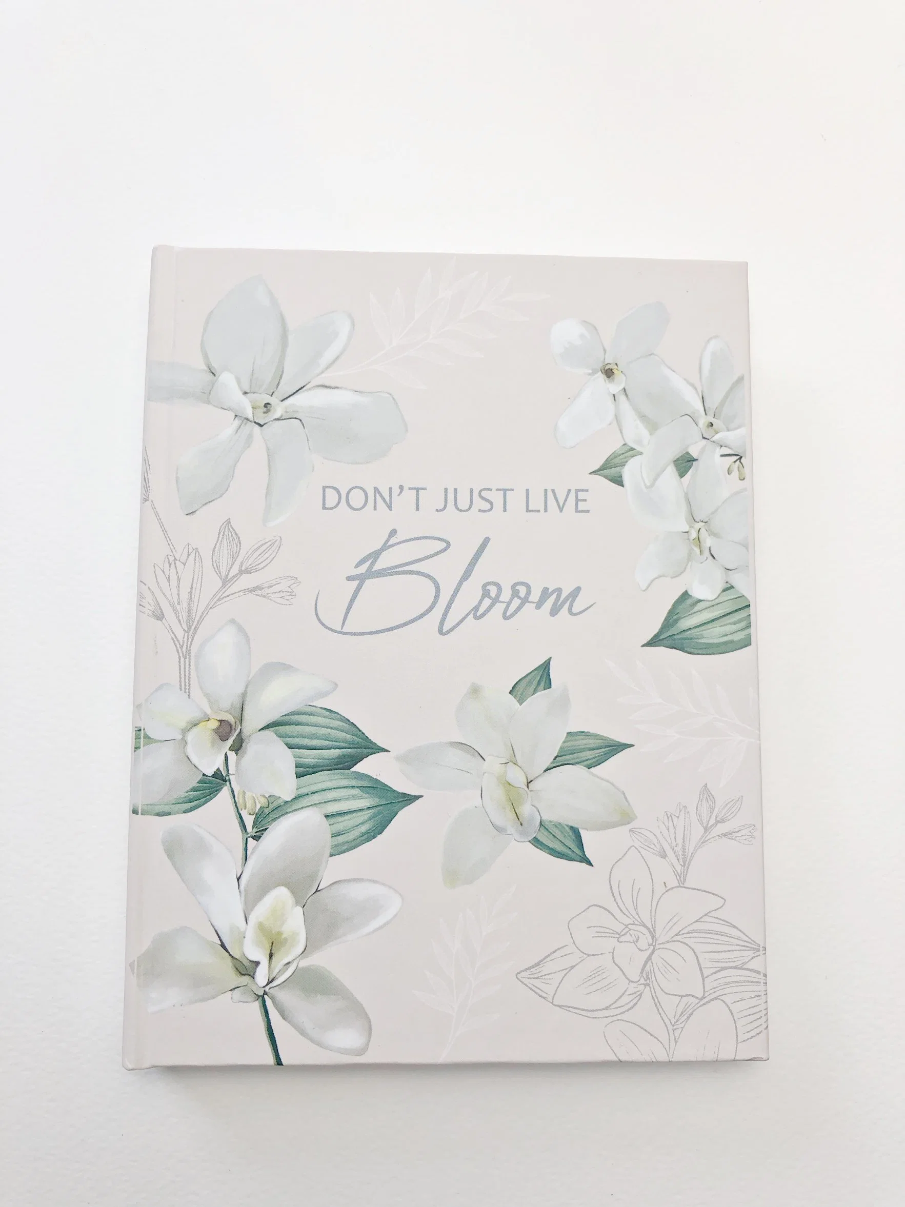 Portable A6 Hardcover Notebook for Office and Students in Flower Design