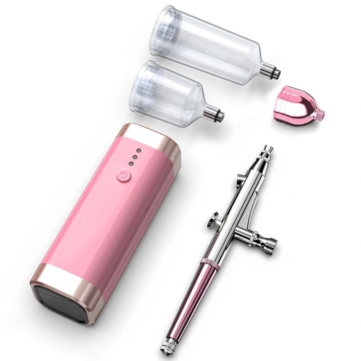 Airbrush Makeup Set Multi-Purpose Rechargeable Facial Sprayer Airbrush Compressor Oxygen Injection Instrument Airbrush Skincare Tool
