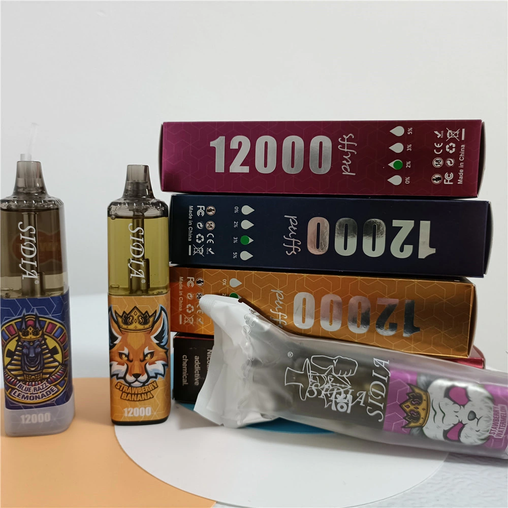 Drop Shipping Zbood Al Por Mayor Quake Pocha Mama Digital Box Smart 8 Bar E Cigarette Vapme Sidia 12000 12K Puff Disposable/Chargeable Vape