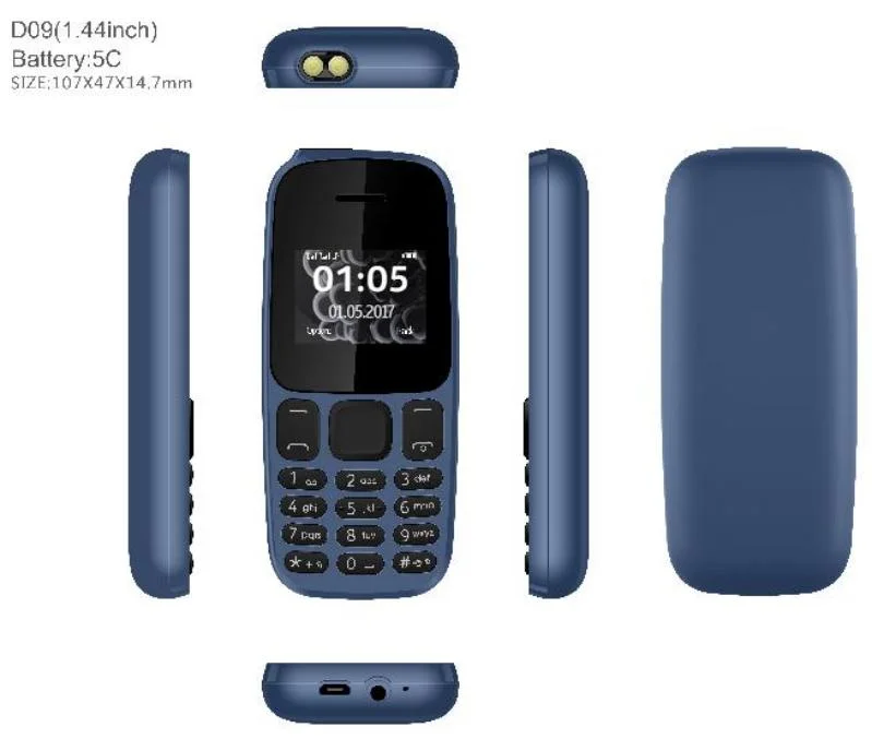 1.44 Inch Small Bar Phone with Large Battery