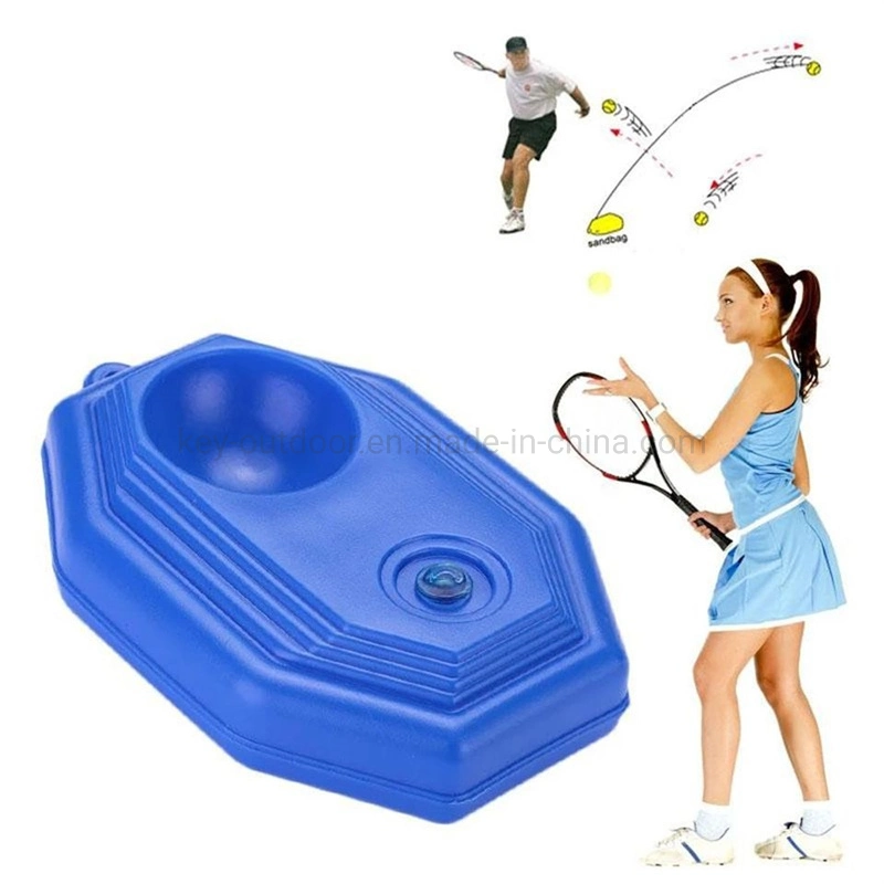 High Quality Sport Water Injection PE Tennis Training Base Tool Tennis Ball Device Trainer