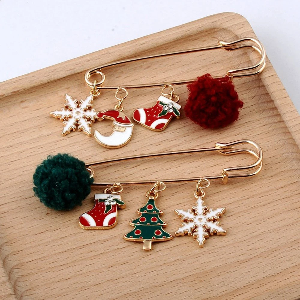 Neue Weihnachten Fashion Pin Weihnachtslegierung Brosche