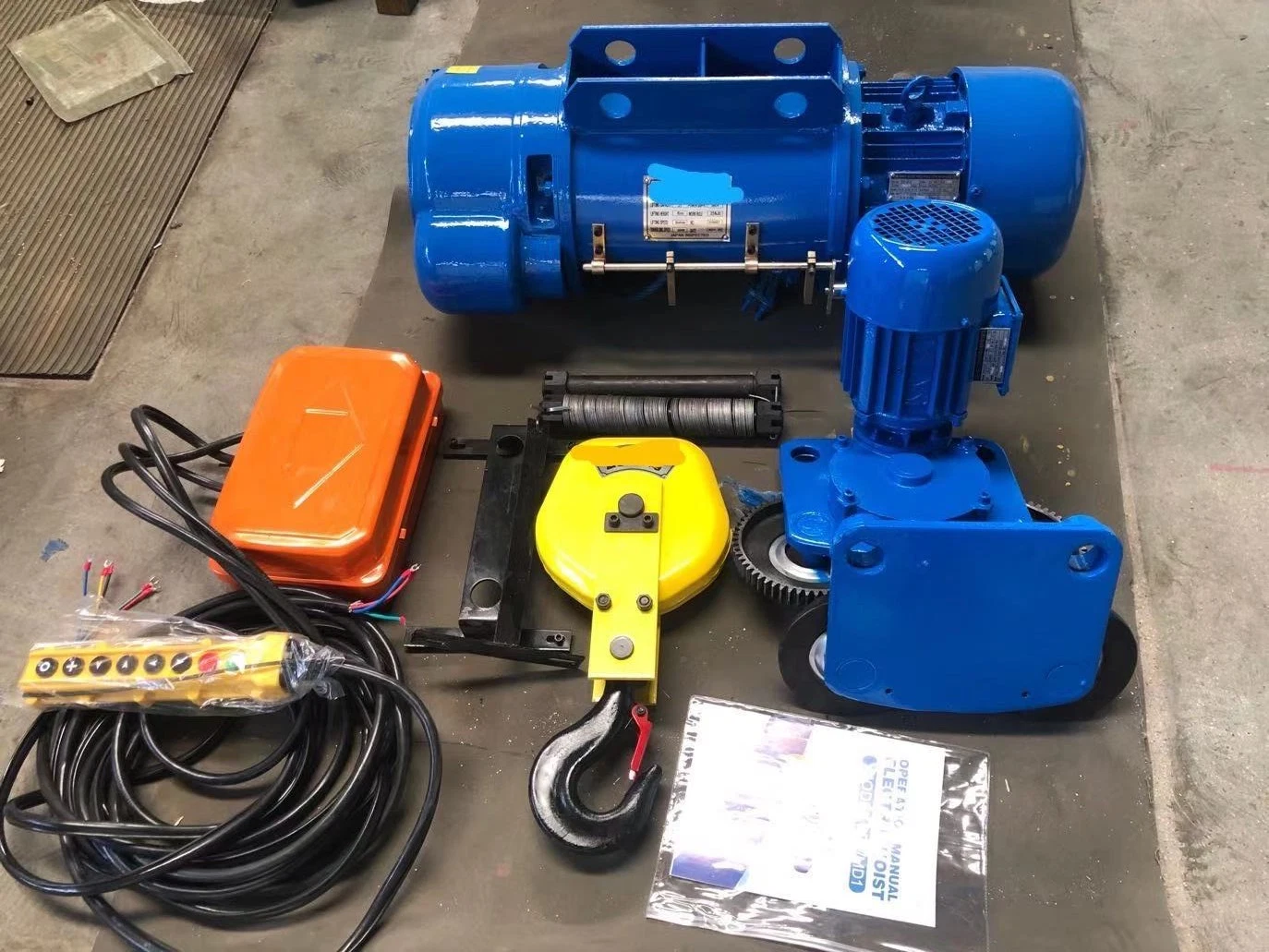 Electrical Hoist CD Type 10t Electric Wire Rope Hoist 3 Phase 440V