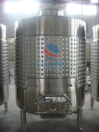 La camisa de refrigeración de acero inoxidable fermentador vino máquina