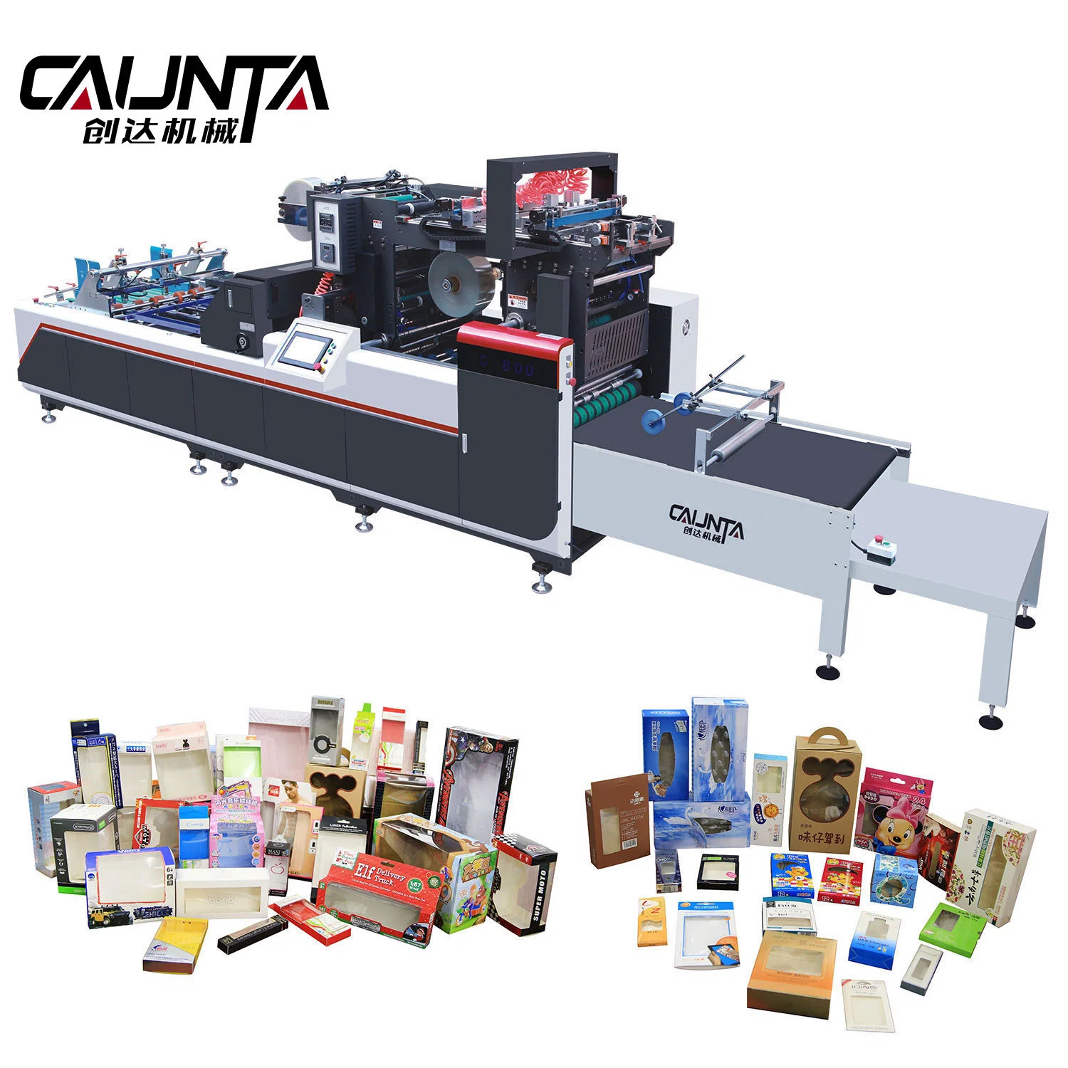 G-1080 Automatic Box Window Patching Machine Cardboard Film Gluing Machine