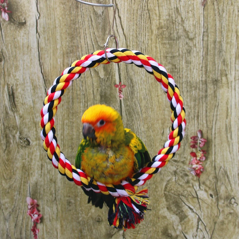 Pet Bird Toys Round Circle Rings