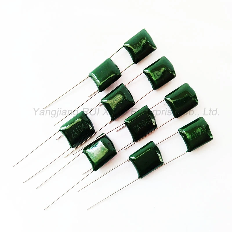 Cl11 Polyester Capacitor 2A104j 100V 100NF (Mylar Capacitor) Electronic Components