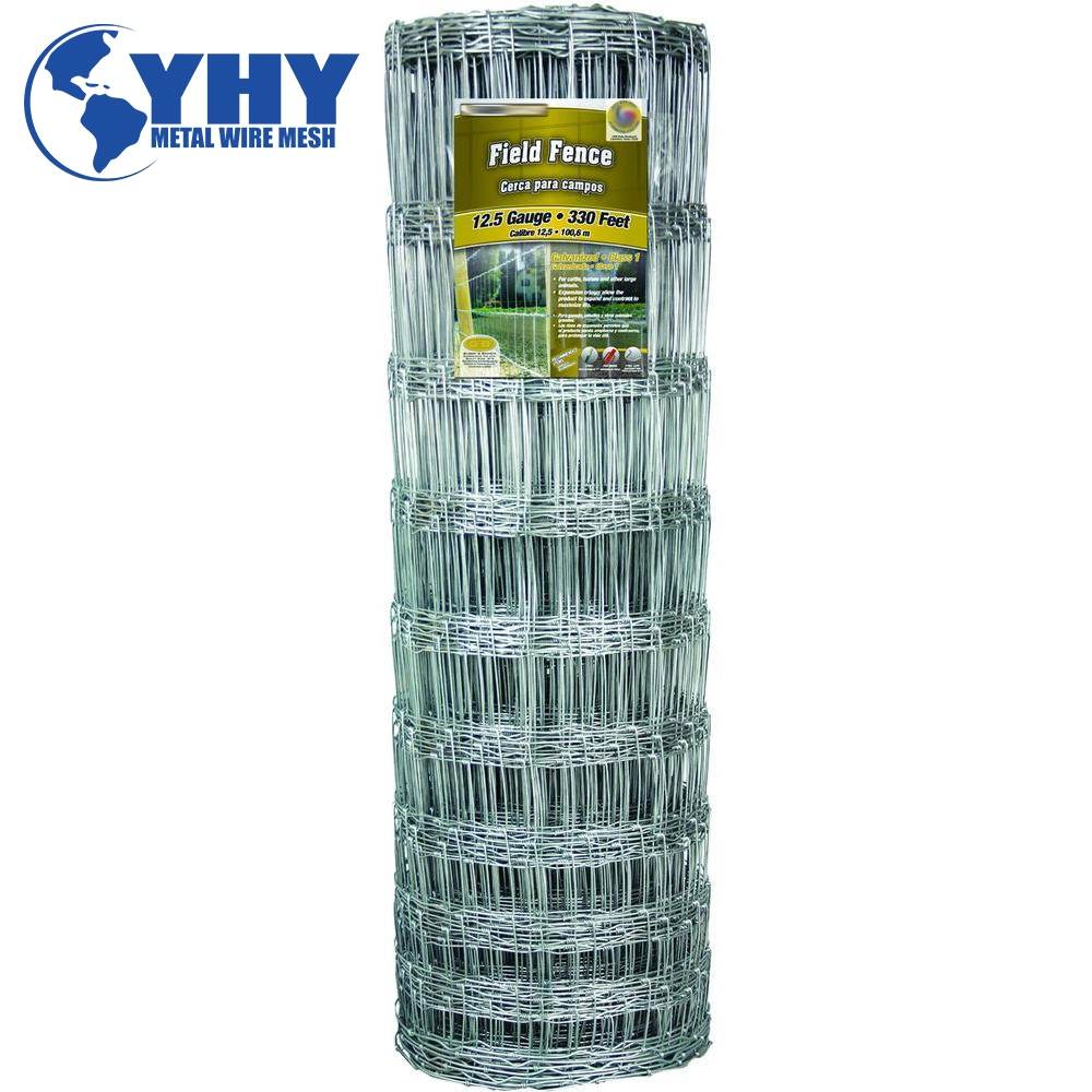 2.5 mm Galvanized Hinge Joint Knot Wire Mesh/Field Fence for Grassland Fence