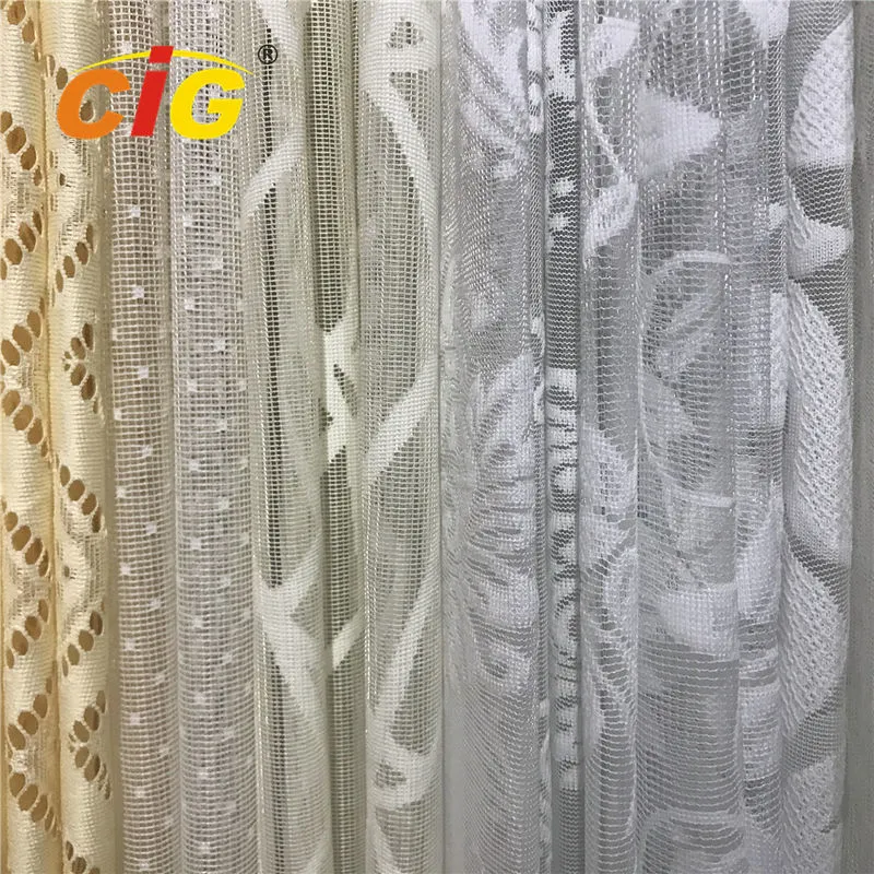 Printing Flocking Organza Curtain Fabric