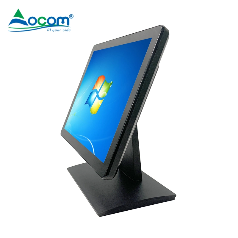 15 Inches Factory Wholesale/Supplier Whole Black Bezel-Free Capacitive LCD Touch Screen POS Monitor