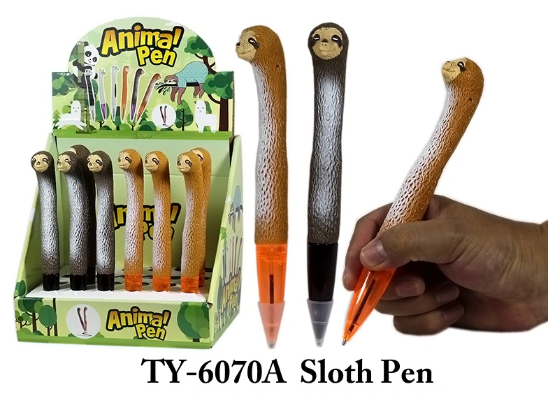 La novedad de mano de madera juguetes Papelería Animal Craft Pen