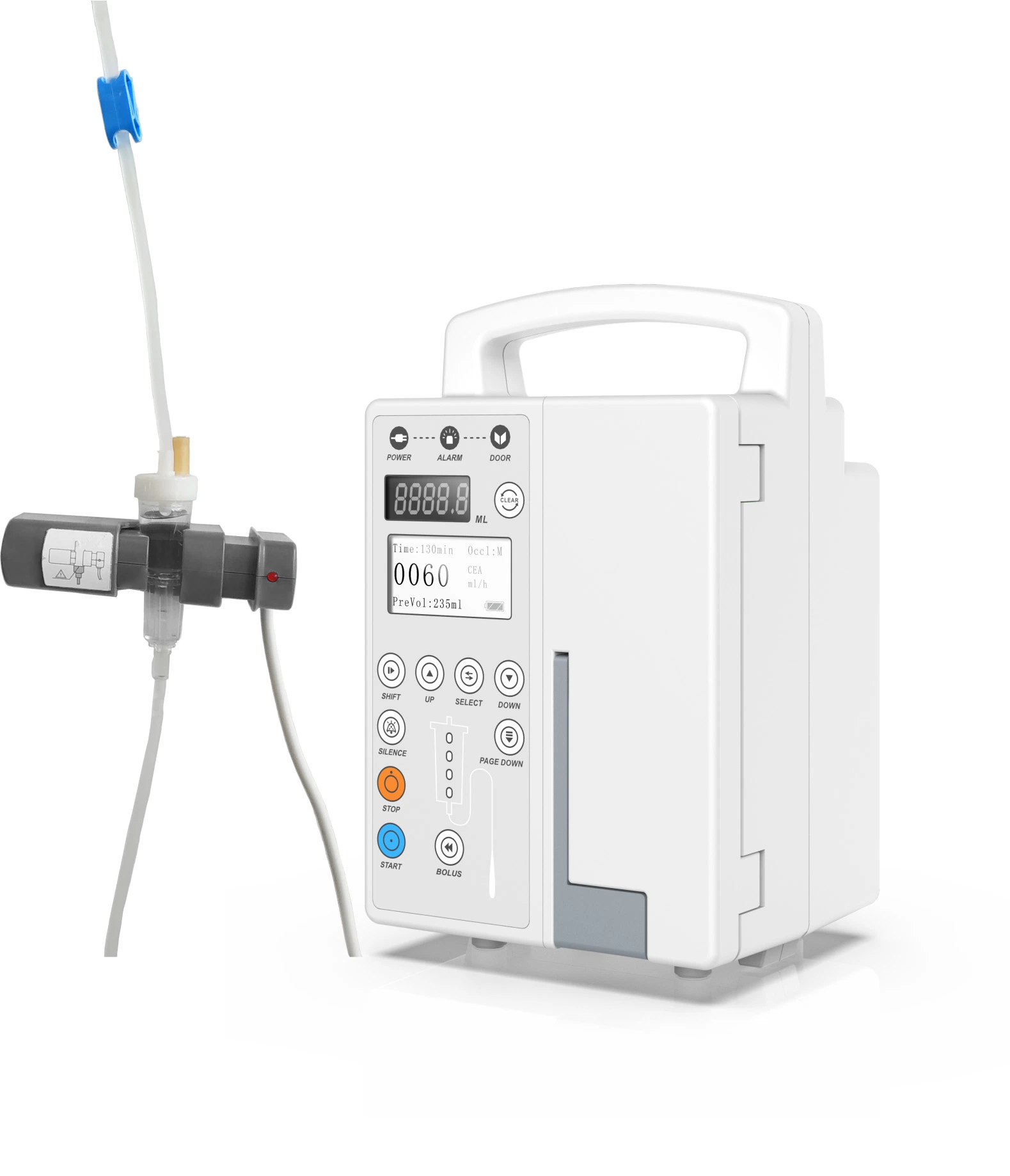 Medical Equipment CE Approved Portable Digital Peristaltic Infusion Pump