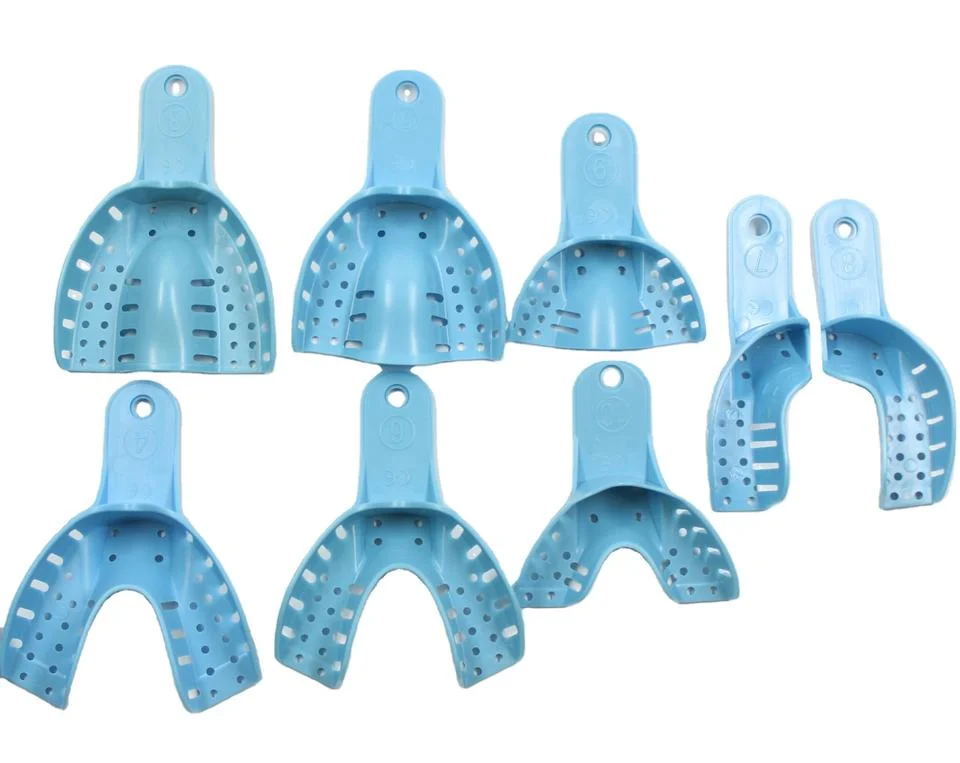 Single-Use Adjustable Dental Impression Trays High Hardness Plastic Tray