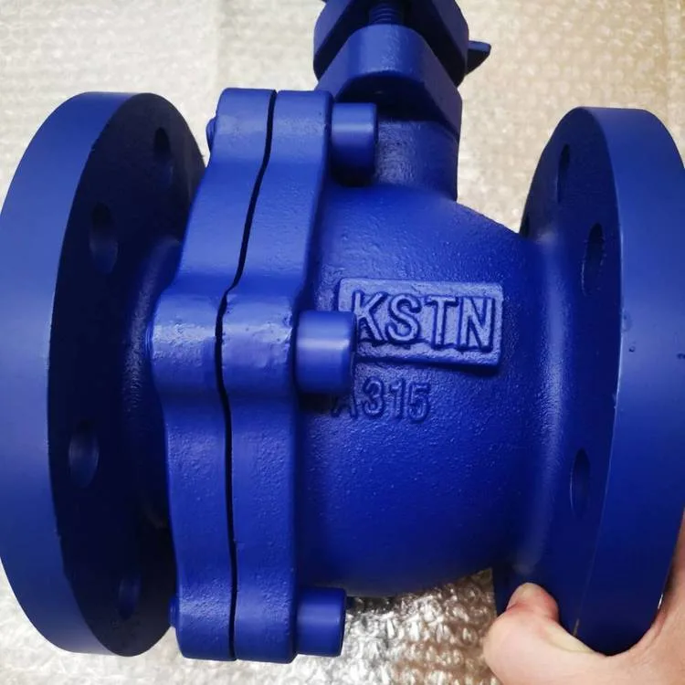 En/ DIN Cast Iron/Douctile Iron Split Flange Ball Valve