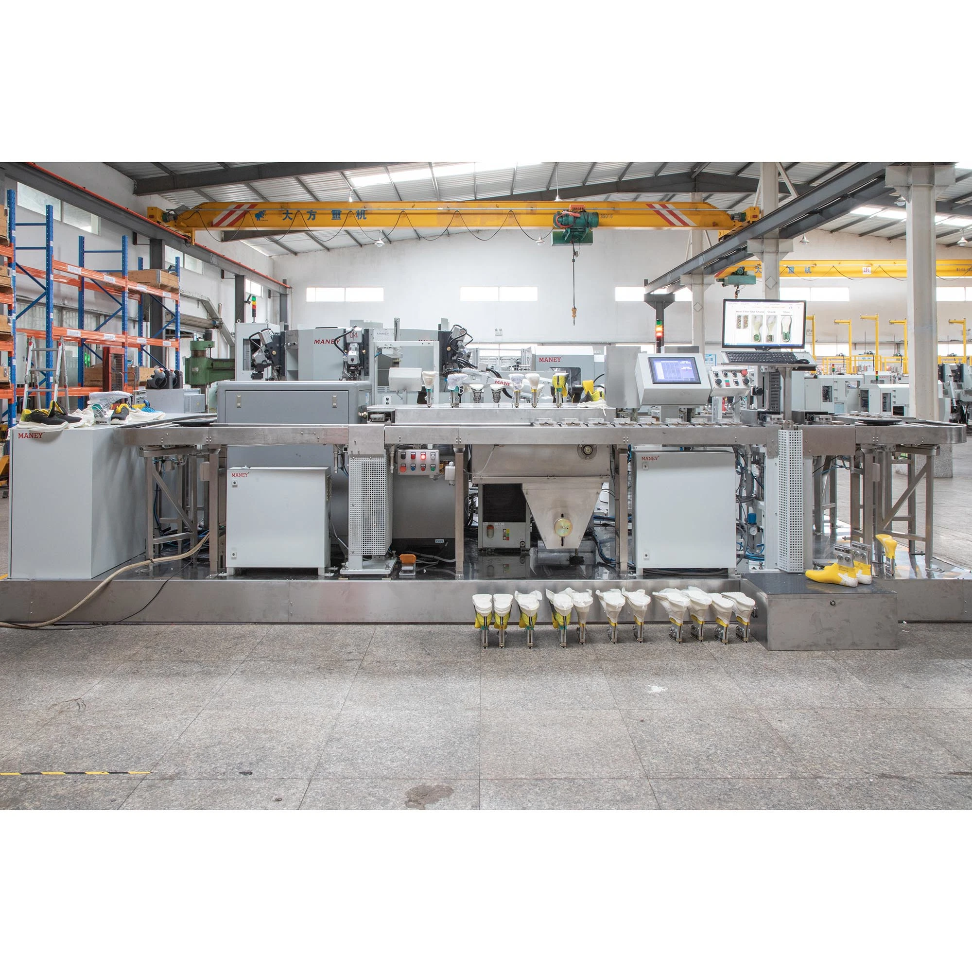 Shoe Making Production Automatic Injection Molding Assembly Line