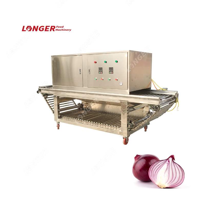 500-700kg/H Stainless Steel Full Automatic Onion Peeling Machine Skin Peeler for Sale