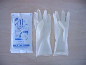 Disposable Sterile Latex Surgical Glove Powdered