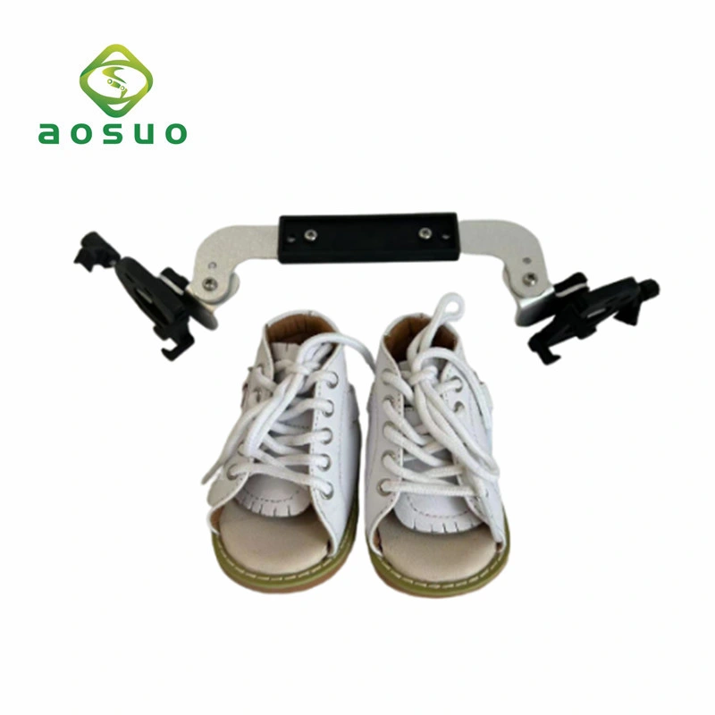 Orthopedic Comfortable PU White Dennis Brown Shoes for Club Foot