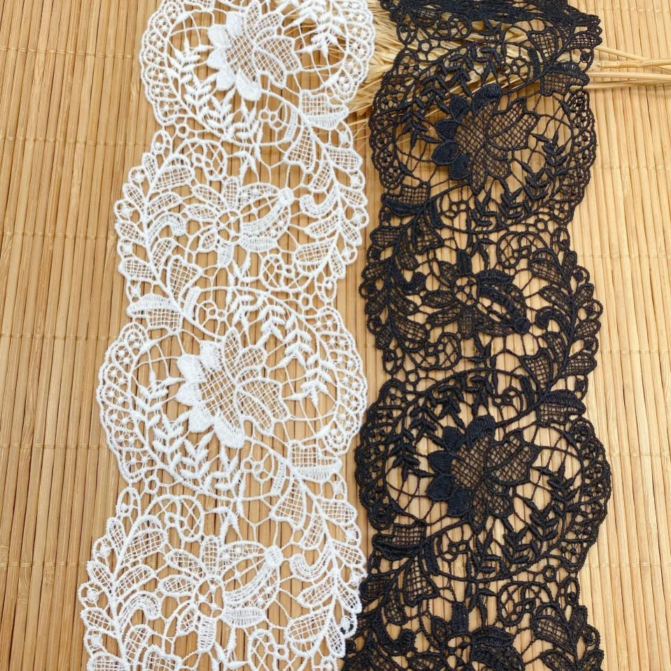 Factory Wholesale/Supplier New Milk Silk Embroidery Lace Clothing Home Textile Shoes Bag Accessories