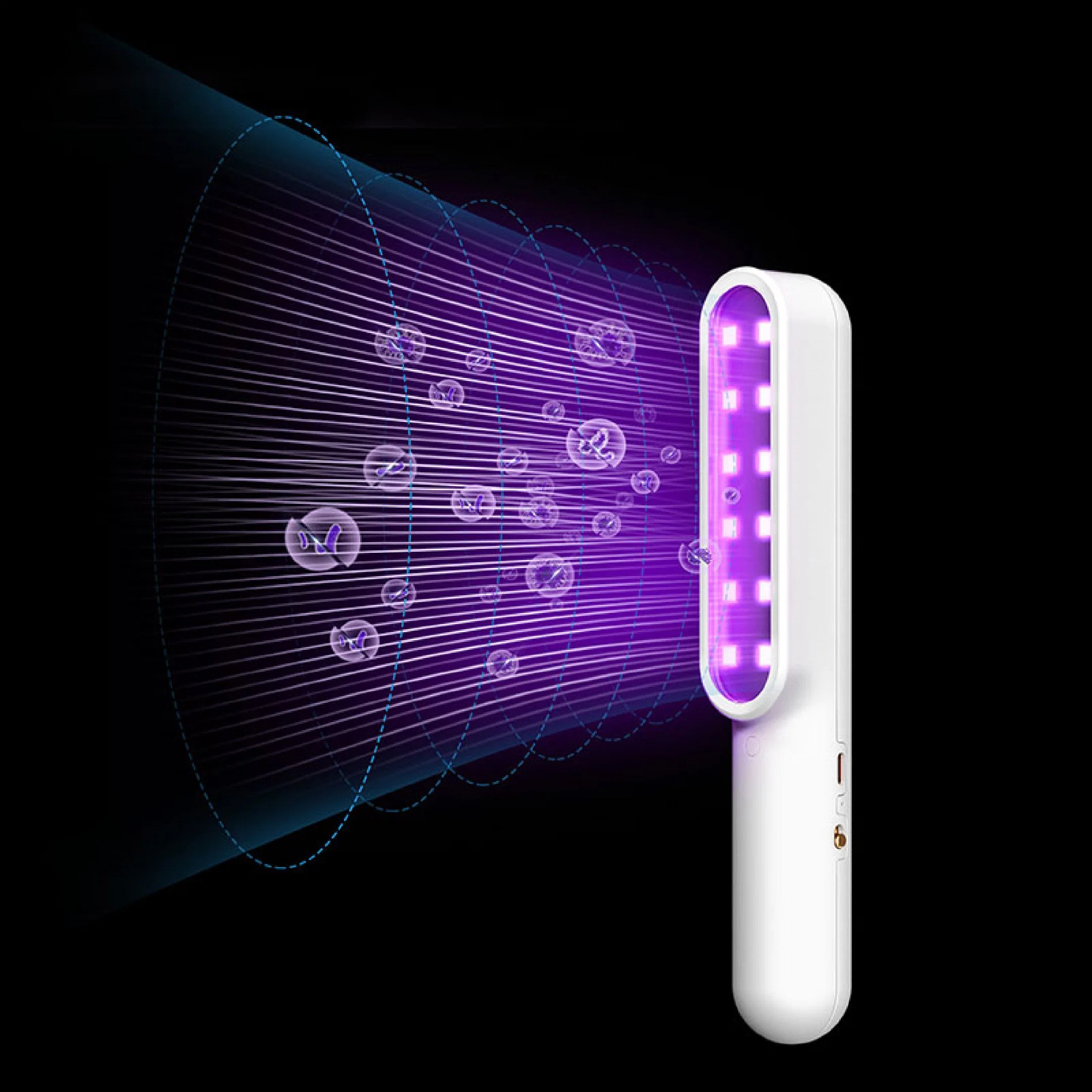 Amazon Hot Selling أضواء LED المحمولة باليد قابلة للتفكيك بالأشعة فوق البنفسجية