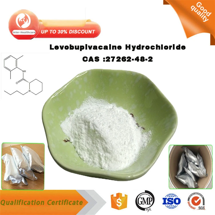 Оптовой Анестетический сырье 99% Левобупиввакаин HCl/Hydrochoride Powder CAS 27262-48-2 Левобупивкаин