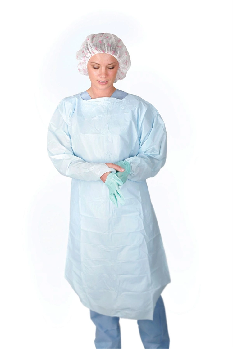 Surgical Medical Hospitals Doctor Isolation Waterproof Protective CPE Disposable Gown