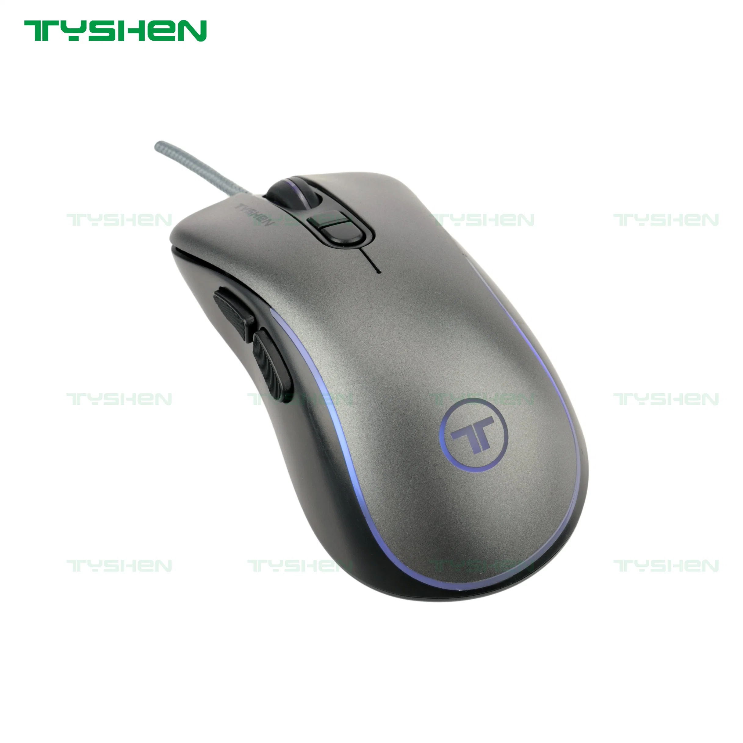 USB Port Computer Gaming Mouse, Matte UV Oil Grey Color, 3200 Dpi in Stock