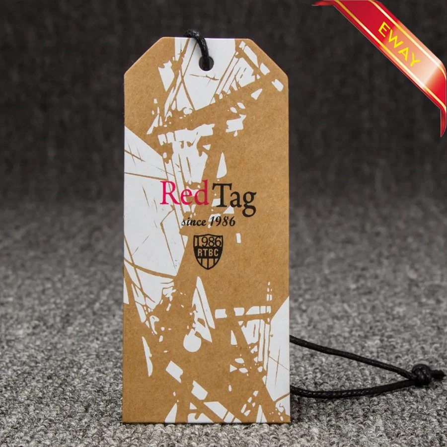 Paper Hang Tag Hangtag Kraft Paper Tag for Garment