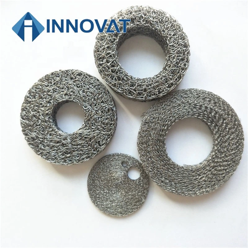 Wire Mesh Gauze Filter Stainless Steel Compressed Knitted Wire Mesh Gasket Snow Foam Lance Compressed Knitted Filter Mesh Gasket