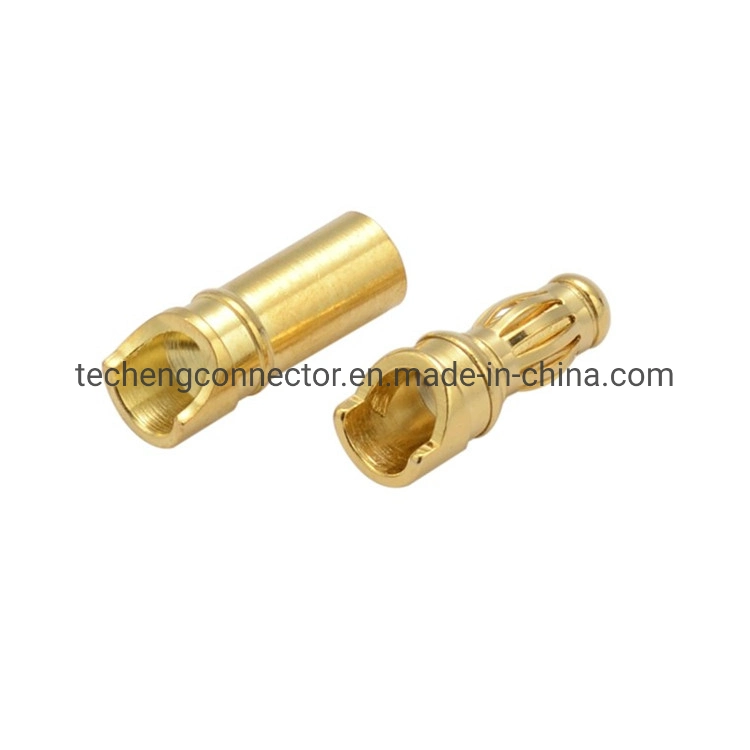 Standard Bullet Plug 3.5mm Banana Socket Banana Plug for Audio Speaker Plug