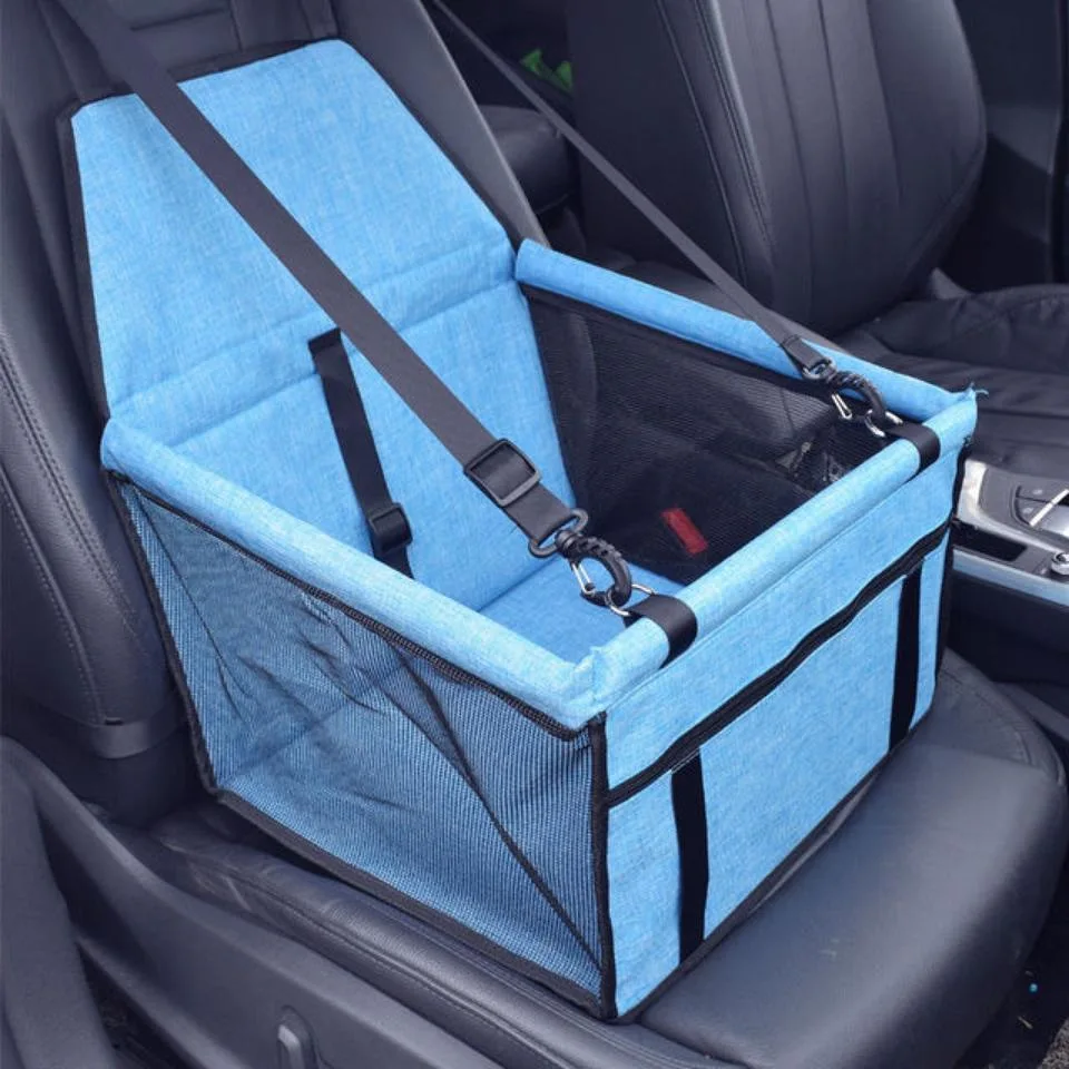 Folding Soft Washable Travel Pet Car Booster Seat Adjustable Waterproof Pet Dog Cat Car Seat Booster