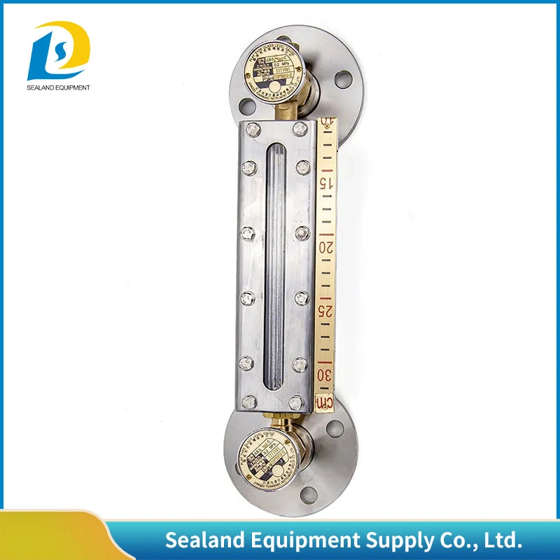 Flat Type Glass Level Gauge for Oil or Water with Low Price