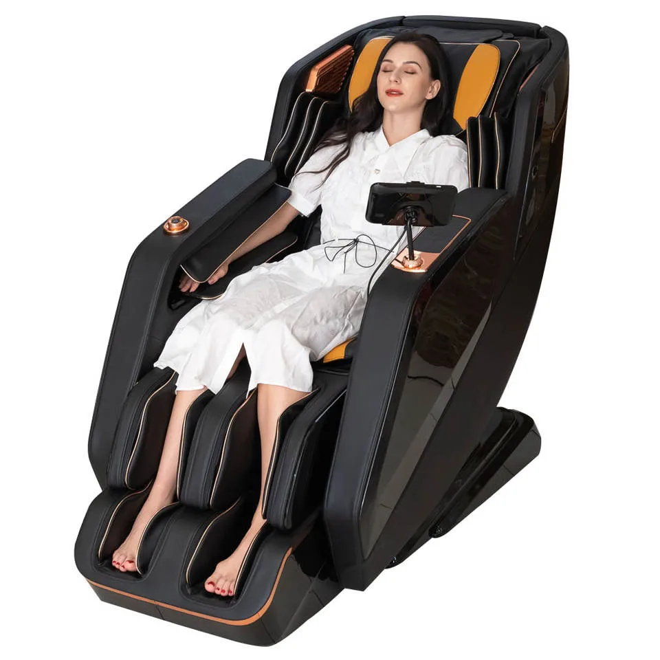 El mejor tramo tailandés de cuerpo completo sillón de masaje con el pie masajeador
