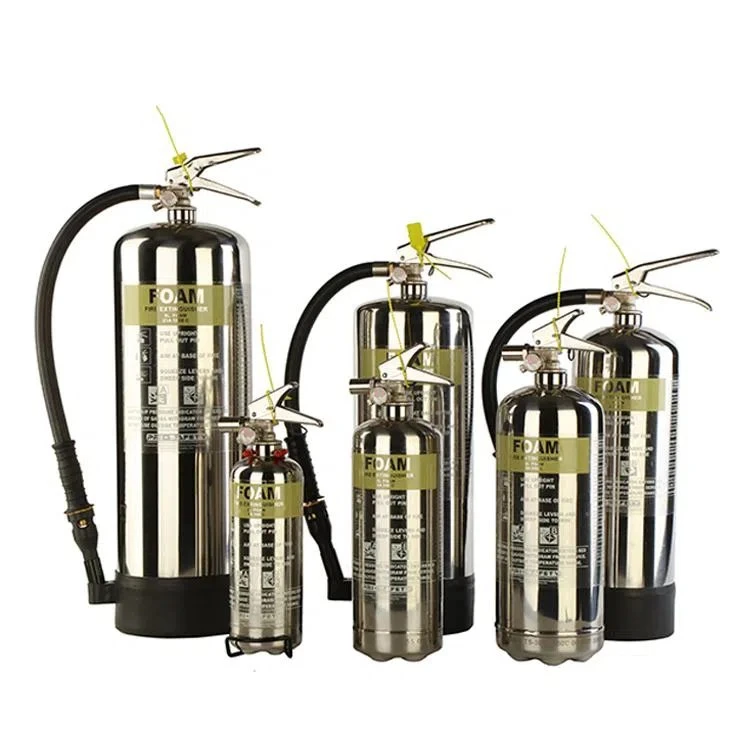 6L Foam Fire Extinguisher Stainless Steel Cylinder