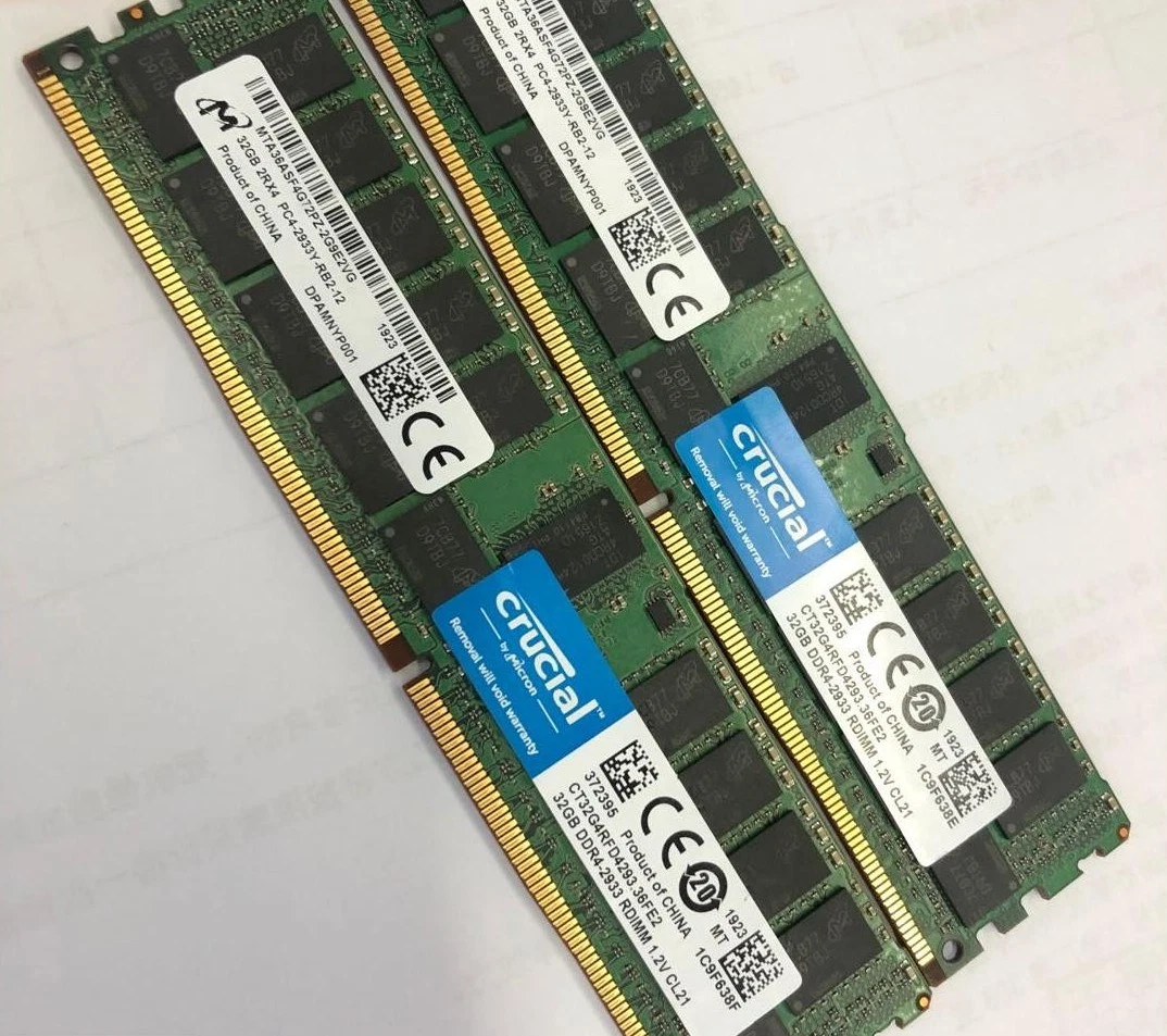 Stock de venta al por mayor factor original P00924-B21 Hpe 32GB (1X32GB DDR4-2933 2Rx4/PC4-2933S-R ECC DDR4 CL21 Kit de memoria inteligente Hpe Server