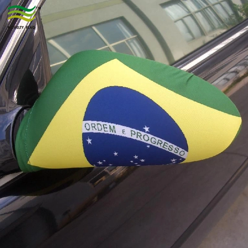 De poliéster de licra personalizado Brasil Carro meias de espelho (B-NF11F14008)