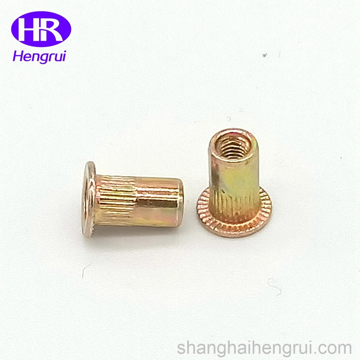 Yellow Zinc GB/T 17880.1 Carbon Steel Stainless Steel Self Clinching Rivet Nut