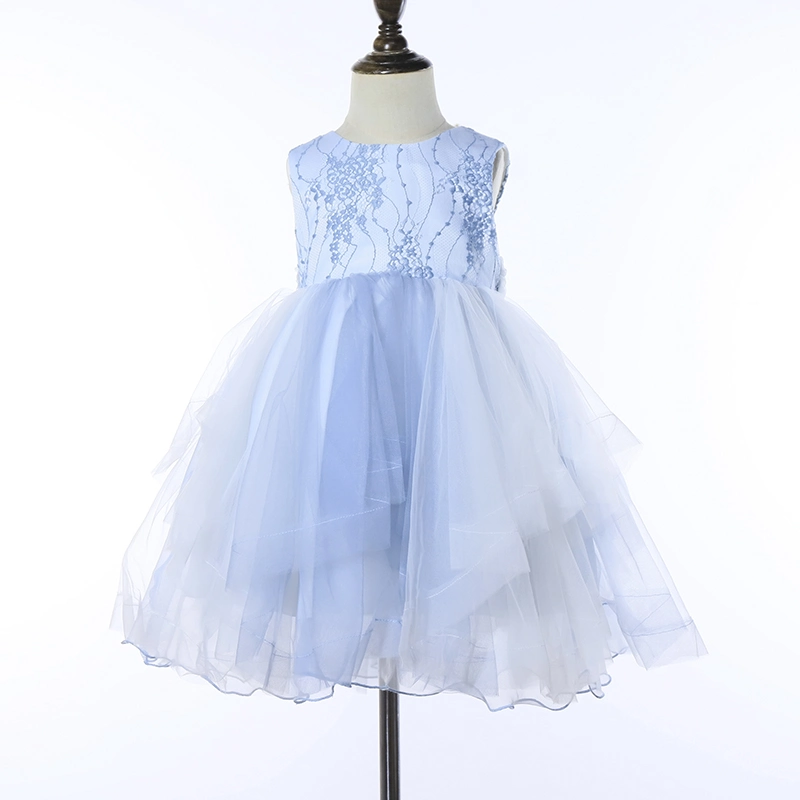 Fashion Baby Girl Clothes Sale Tulle Party Gown for Kids